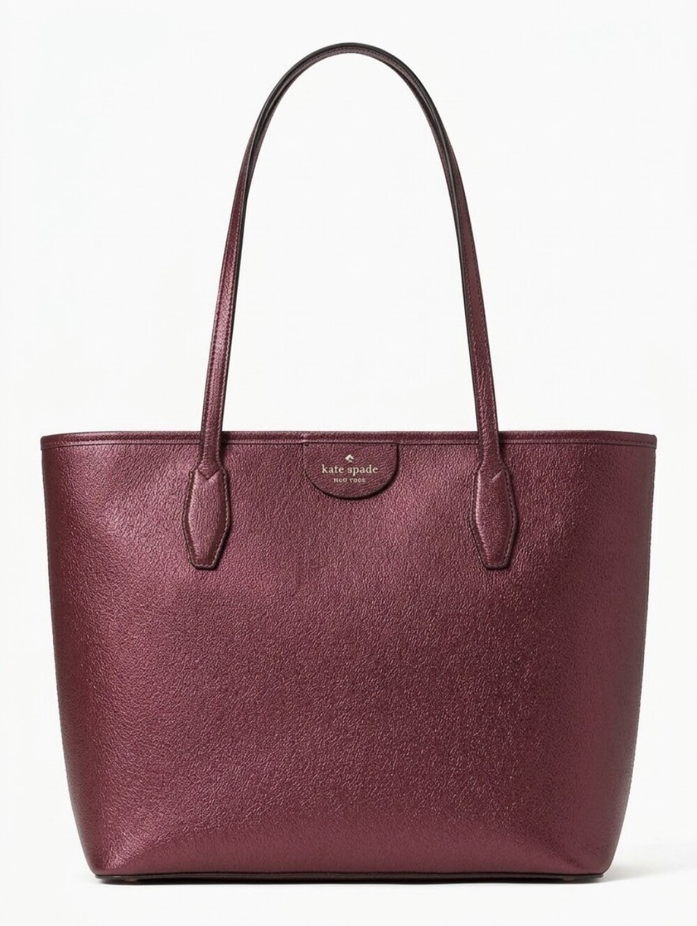 kate spade Lori Tote In Burgundy Leather